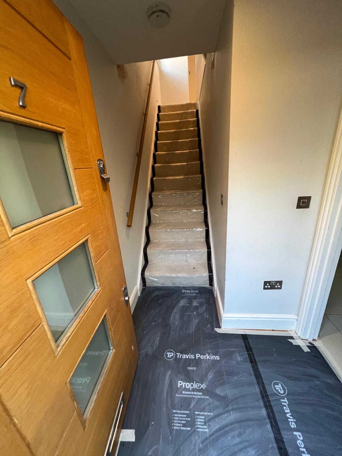 Professional floor and stair protection