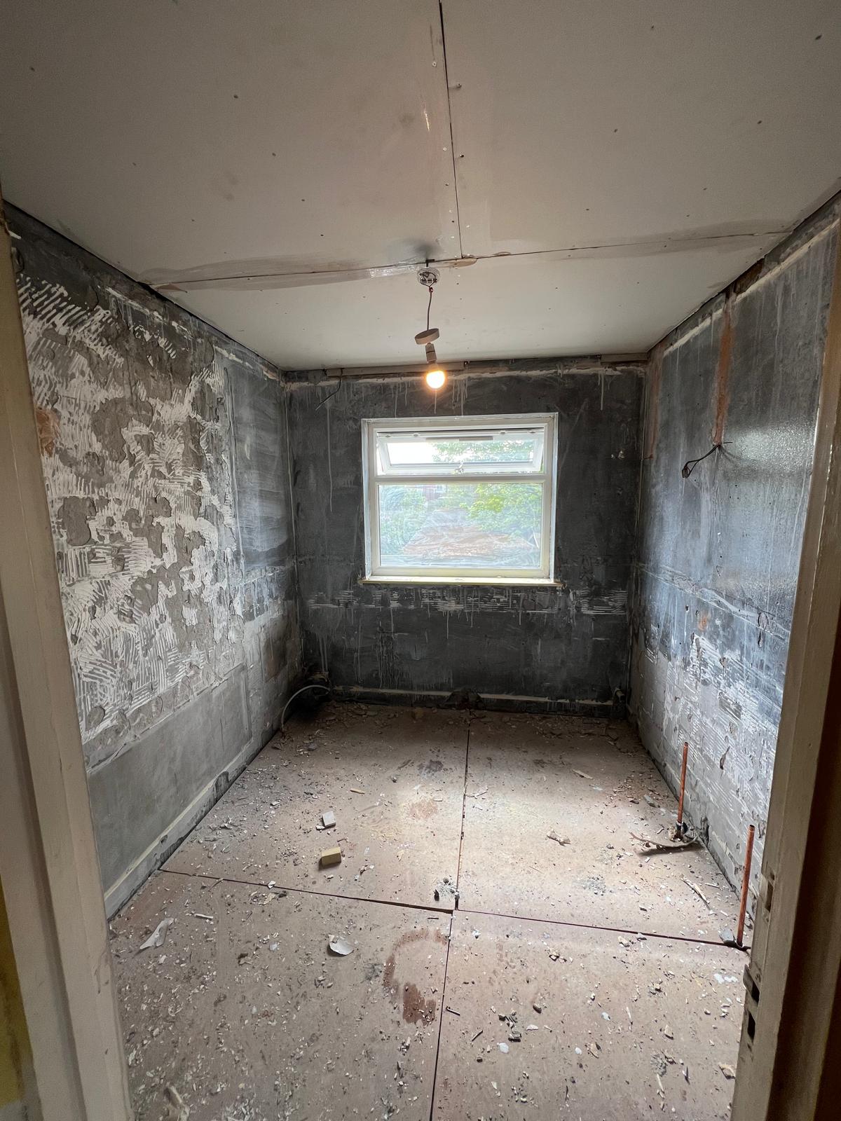 Room before plastering